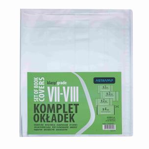 Opakowanie Paczka okładek uniwersalnych Astrapap do klas VII-VIII