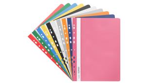 Opakowanie Paczka Skoroszyt A4 miękki zawieszany PP mix 10 szt.