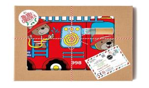 Paczka świąteczna dla chłopców. Autor: Katarzyna Maćkowiak. Multiszop.pl Okładka książki Paczka świąteczna dla chłopców