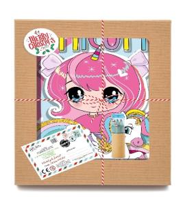 Paczka świąteczna z 6 kolorowankami. Autor: Opracowanie zbiorowe. Multiszop.pl Okładka książki Paczka świąteczna z 6 kolorowankami