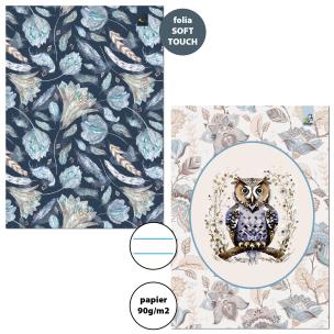 Opakowanie Paczka zeszyt A4 32k. linia Animal Boho mix pakiet 5 sztuk