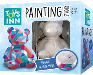 Opakowanie Painting studio figurka gipsowa Miś STnux
