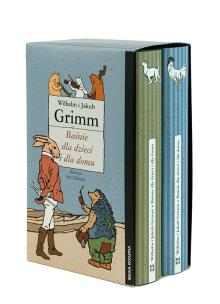 Pakiet Baśnie dla dzieci i dla domu. Autor: Grimm Wilhelm, Jakub Grimm. Multiszop.pl Okładka książki Pakiet Baśnie dla dzieci i dla domu
