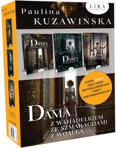 Pakiet: Dama z wahadełkiem, ze szmaragdami,.... Autor: Kuzawińska Paulina. Multiszop.pl Okładka książki Pakiet: Dama z wahadełkiem, ze szmaragdami,...