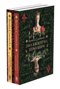 Pakiet Dwa królestwa, jedna krew / Korona w złocie i krwi. Autor: Czarnecka Renata. Multiszop.pl Okładka książki Pakiet Dwa królestwa, jedna krew / Korona w złocie i krwi