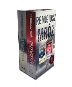 Pakiet: Ekspozycja / Przewieszenie. Autor: Remigiusz Mróz. Multiszop.pl Okładka książki Pakiet: Ekspozycja / Przewieszenie