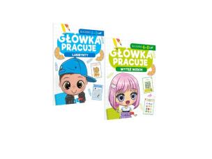Pakiet: Główka pracuje 1. Autor: Iwona Baturo. Multiszop.pl Okładka książki Pakiet: Główka pracuje 1