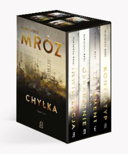 Pakiet Inwigilacja / Oskarżenie / Testament / Kontratyp. Autor: Remigiusz Mróz. Multiszop.pl Okładka książki Pakiet Inwigilacja / Oskarżenie / Testament / Kontratyp