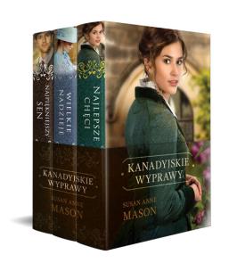 Pakiet Kanadyjskie wyprawy. Tomy 1-3. Autor: Susan Anne Mason. Multiszop.pl Okładka książki Pakiet Kanadyjskie wyprawy. Tomy 1-3