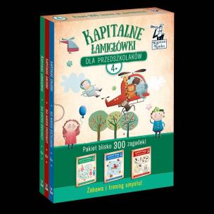 Okładka książki Pakiet: Kapitalne łamigłówki dla przedszkolaków