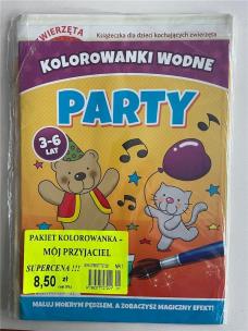 Okładka książki Pakiet Kolorowanki wodne + Mój Przyjaciel