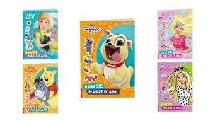 Okładka książki Pakiet książek z zadaniami i naklejkami (5szt)