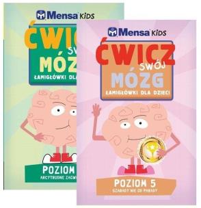 Okładka książki Pakiet: Mensa Kids Poziom 5-6