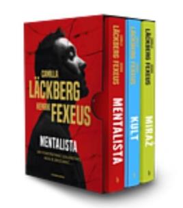 Pakiet: Mentalista / Kult / Miraż. Autor: Camilla Lackberg, Henrik Fexeus. Multiszop.pl Okładka książki Pakiet: Mentalista / Kult / Miraż