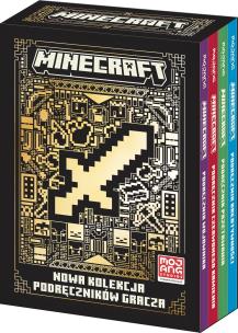 Pakiet Minecraft. Nowa kolekcja podręczników gracza. Autor: Opracowanie zbiorowe. Multiszop.pl Okładka książki Pakiet Minecraft. Nowa kolekcja podręczników gracza