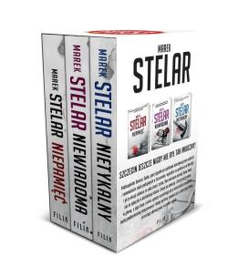 Pakiet: Niepamięć / Niewiadoma / Nietykalny. Autor: Marek Stelar. Multiszop.pl Okładka książki Pakiet: Niepamięć / Niewiadoma / Nietykalny