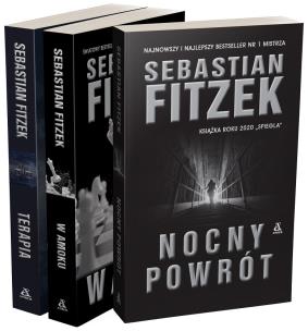 Pakiet Nocny powrót / W amoku / Terapia. Autor: Fitzek Sebastian. Multiszop.pl Okładka książki Pakiet Nocny powrót / W amoku / Terapia