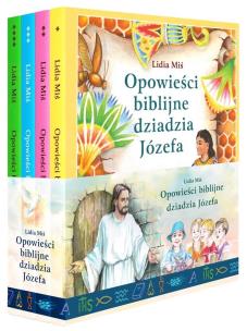 Pakiet: Opowieści biblijne dziadzia Józefa. Autor: Miś Lidia. Multiszop.pl Okładka książki Pakiet: Opowieści biblijne dziadzia Józefa