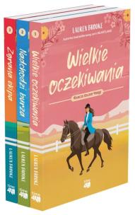 Pakiet: Ranczo Golden Horse 1-3. Autor: Lauren Brooke. Multiszop.pl Okładka książki Pakiet: Ranczo Golden Horse 1-3
