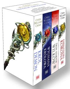 Okładka książki Pakiet Siedem królestw. Król Demon / Wygnana królowa / Tron Szarych Wilków / Karmazynowa Korona wyd. 2022