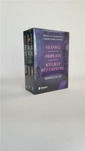 Pakiet: Szaniec/ Odpłata/ Kto jest bez grzechu. Autor: Jeż Agnieszka. Multiszop.pl Okładka książki Pakiet: Szaniec/ Odpłata/ Kto jest bez grzechu