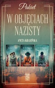 Pakiet w objęciach nazisty. Autor: Aneta Krasińska. Multiszop.pl Okładka książki Pakiet w objęciach nazisty