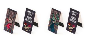 Opakowanie Pakiet zakładki magnetyczne Molom.pl - Uważaj co czytasz