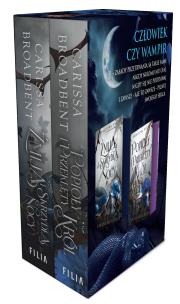 Pakiet Żmija i skrzydła nocy / Popioły i przeklęty król. Autor: Carissa Broadbent. Multiszop.pl Okładka książki Pakiet Żmija i skrzydła nocy / Popioły i przeklęty król