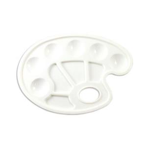 Opakowanie Paletka do mieszania kolorów owalna, 10 przegródek