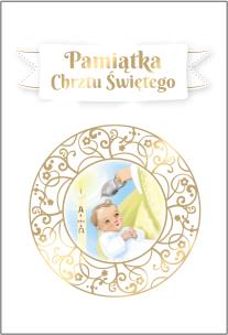 Pamiątka Chrztu Świętego. Autor: Żołądek Barbara. Multiszop.pl Okładka książki Pamiątka Chrztu Świętego