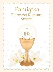 Okładka książki Pamiątka Pierwszej Komunii Świętej