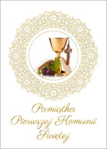 Okładka książki Pamiątka Pierwszej Komunii Świętej