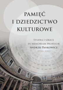 Okładka książki Pamięć i dziedzictwo kulturowe