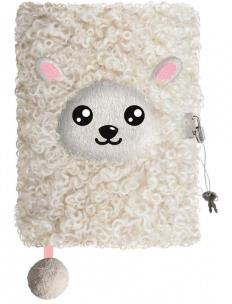 Opakowanie Pamiętnik A5 Włochacz z kłódką 3D My Little Friend Sheep 96 k.