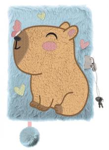 Opakowanie Pamiętnik A5 Włochacz z kłódką My Little Friend Capybara 96 k.