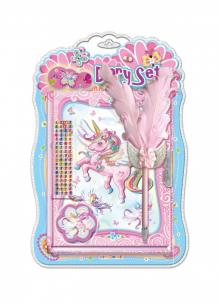 Opakowanie Pamiętnik na kłódkę z długopisem Jednorożec