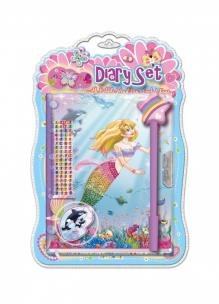 Opakowanie Pamiętnik na kłódkę z długopisem syrenka