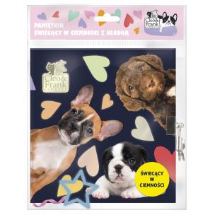 Pamiętnik świecący z kłódką Cleo i Frank40 DERFORM. Wydawca: Derform. Multiszop.pl Opakowanie Pamiętnik świecący z kłódką Cleo i Frank40 DERFORM