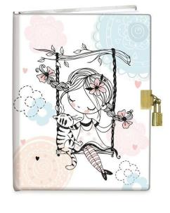 Opakowanie Pamiętnik z kłódką 13x18 Huśtawka 60K gładki