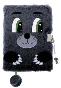 Opakowanie Pamiętnik z kłódką 3D włochacz A5 96k Mole