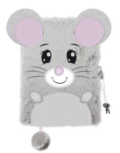 Opakowanie Pamiętnik z kłódką 3D włochacz A5 96k Mouse