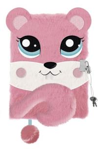 Opakowanie Pamiętnik z kłódką 3D włochacz A5 96k Squirrel