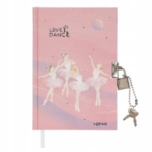 Opakowanie Pamiętnik zamykany na kłódkę 112K Baletnice