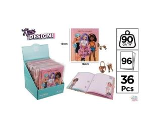 Opakowanie Pamiętnik zamykany na kłódkę Big Dream Girls MIX