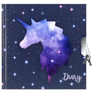 Opakowanie Pamiętnik zamykany Unicorn Galaxy