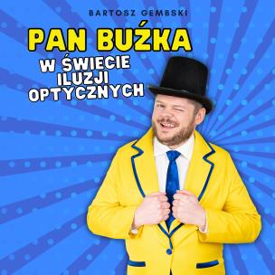 Okładka książki Pan Buźka w świecie iluzji optycznych
