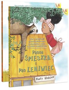 Panna Śpieszka i pan Leniwiec / Panna Śpieszka czeka na pana Leniwca. Autor: KATY HUDSON. Multiszop.pl Okładka książki Panna Śpieszka i pan Leniwiec / Panna Śpieszka czeka na pana Leniwca