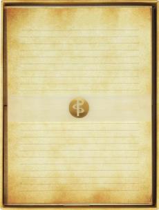 Opakowanie Papeteria dwustronna Vintage