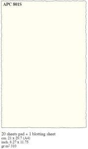 Opakowanie Papier artystyczny z podkładką APC 801S