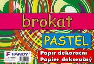 Opakowanie Papier dekoracyjny Brokat pastel